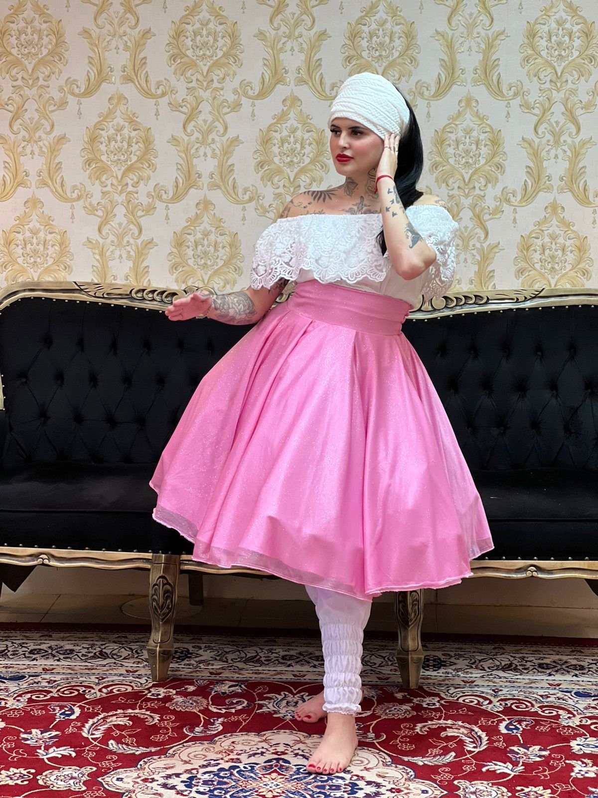 Blusa Babado Bordado Branco