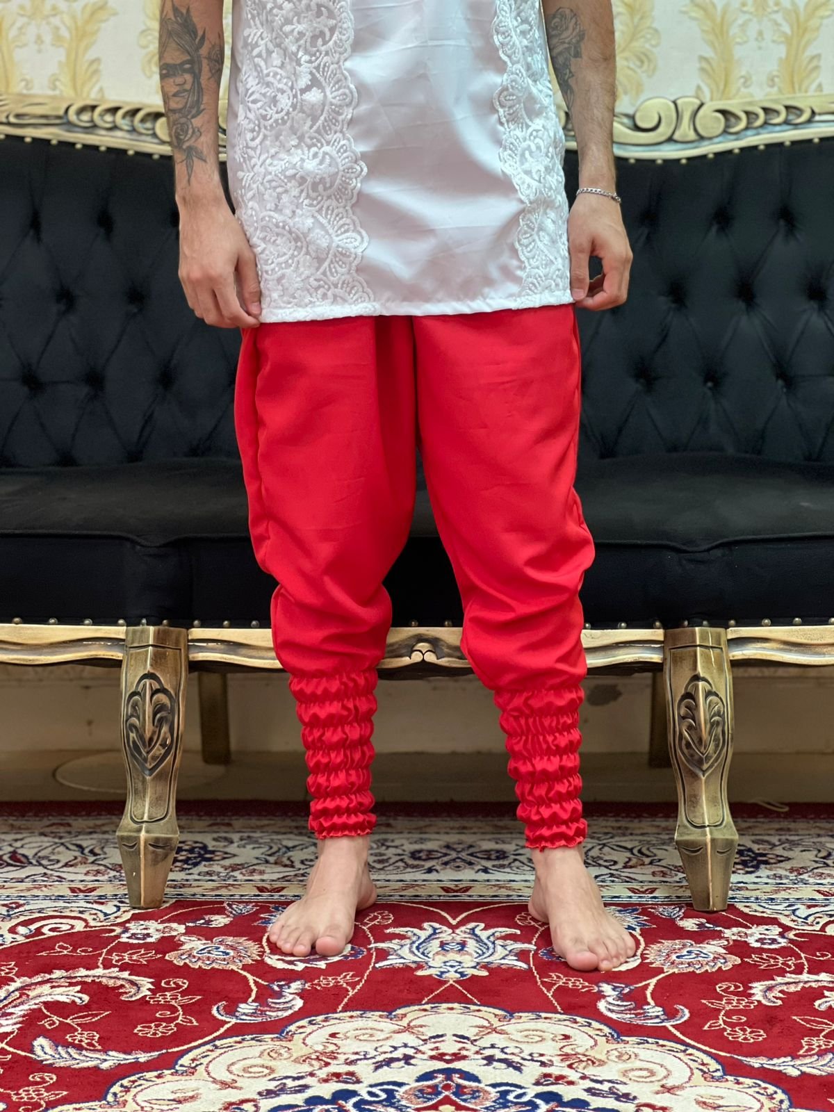 Bombacha Oxfor Vermelha