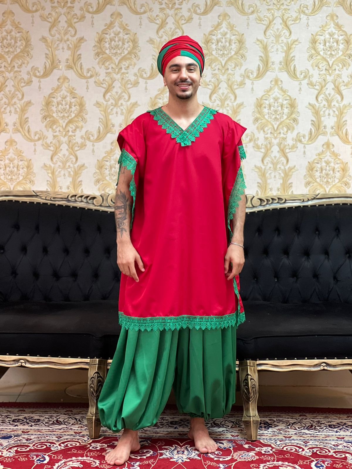 Kafta Tunica Verm/Verde