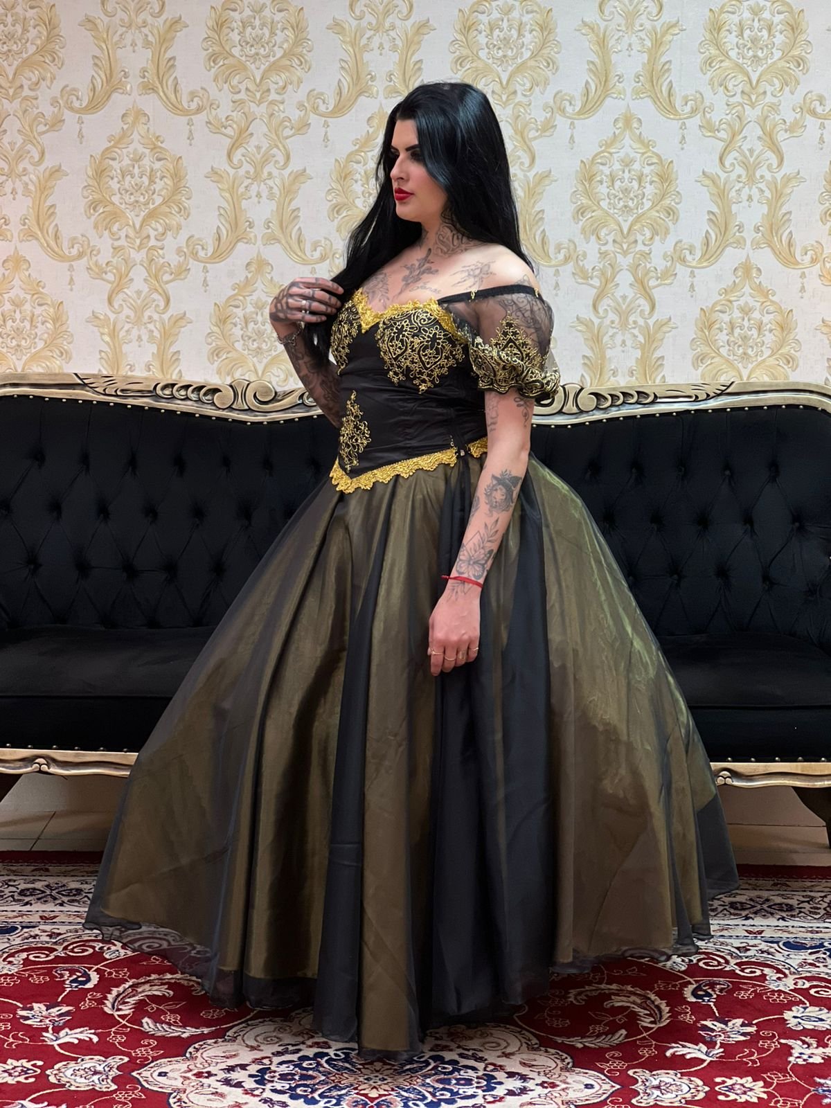 Saia Voal Longa Dou/Pto