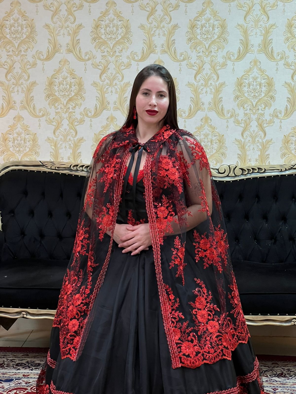 Capa Luxo Preto/Verm