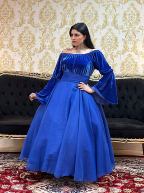 Saia Voal Longo Azulão