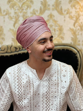 Pano Listrado Bco/Verm