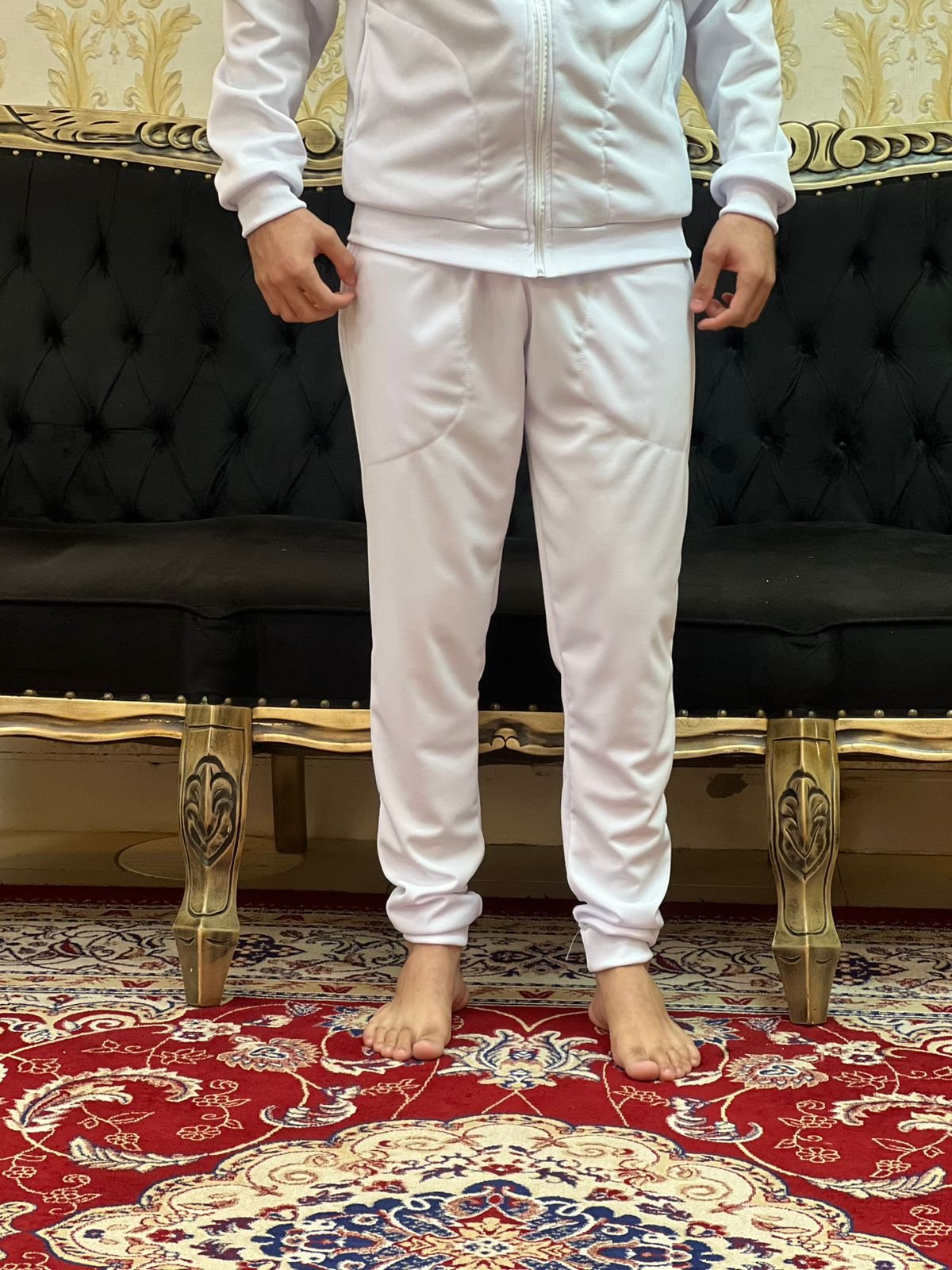 Calça Elanca Punho Branca