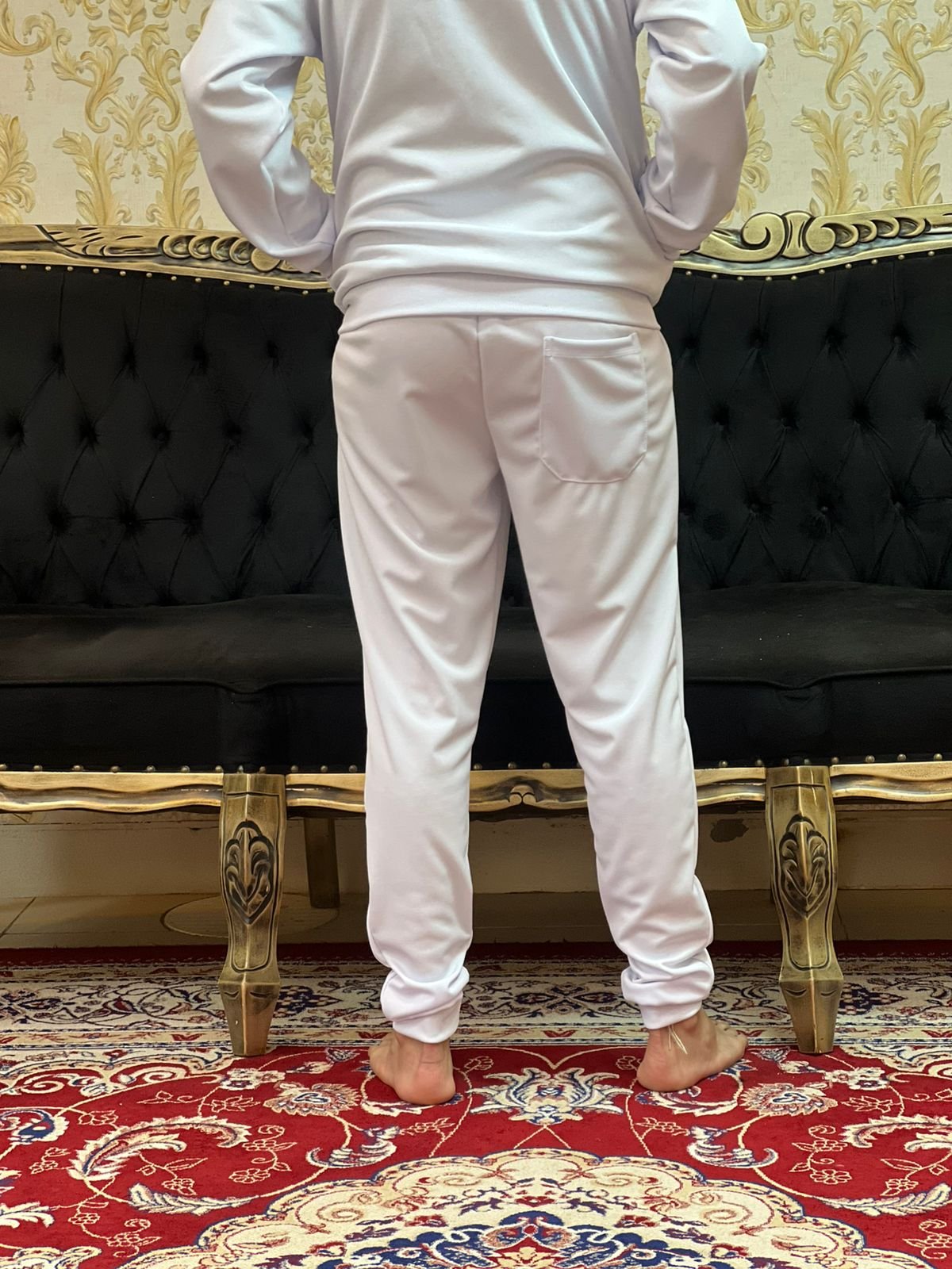 Calça Elanca Punho Branca