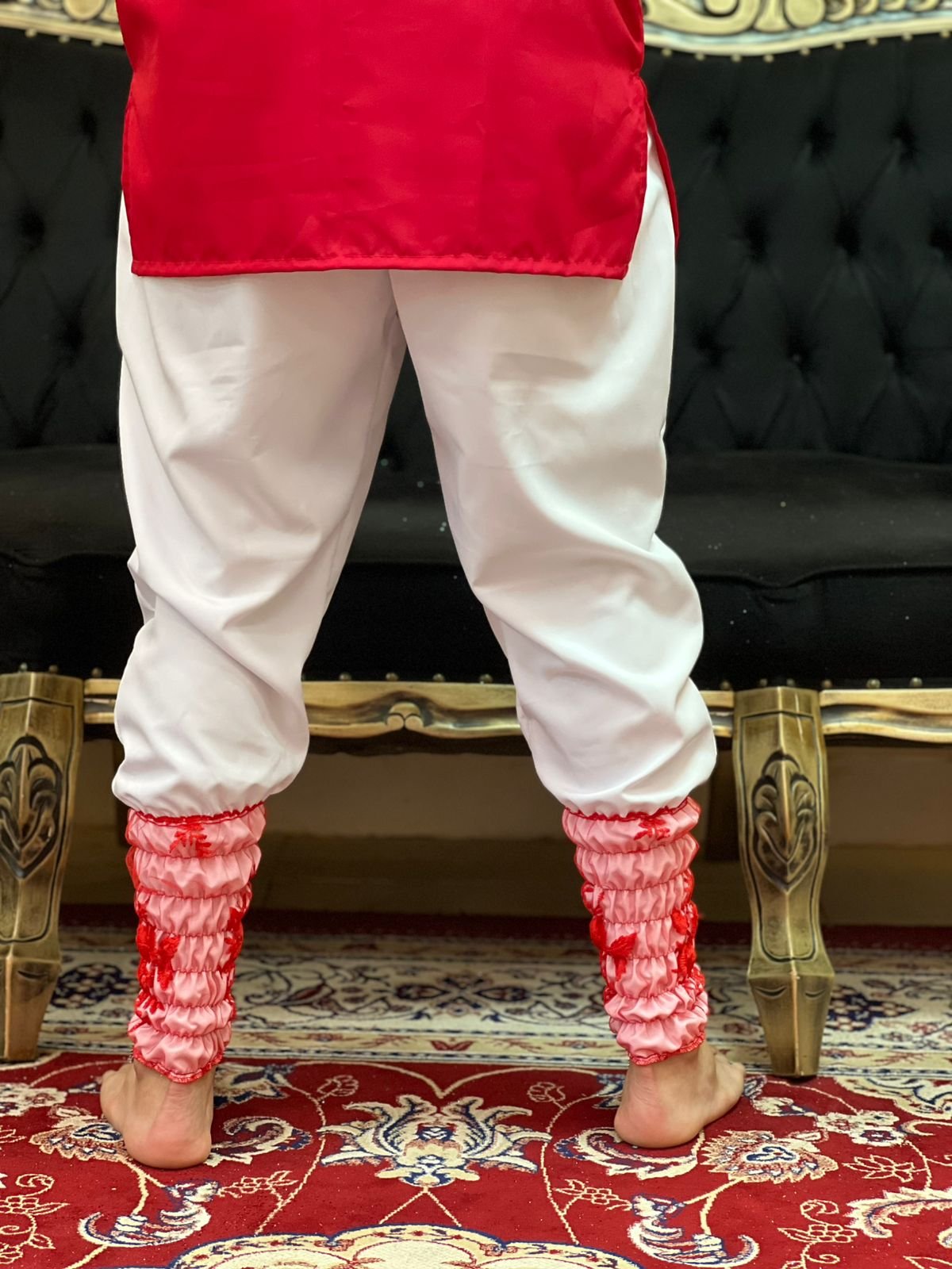 Bombacha Barrada Bca/Verm