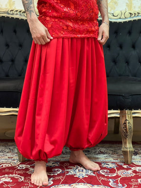 Bombachão Crepe Vermelho