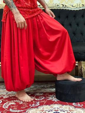 Bombachão Crepe Vermelho