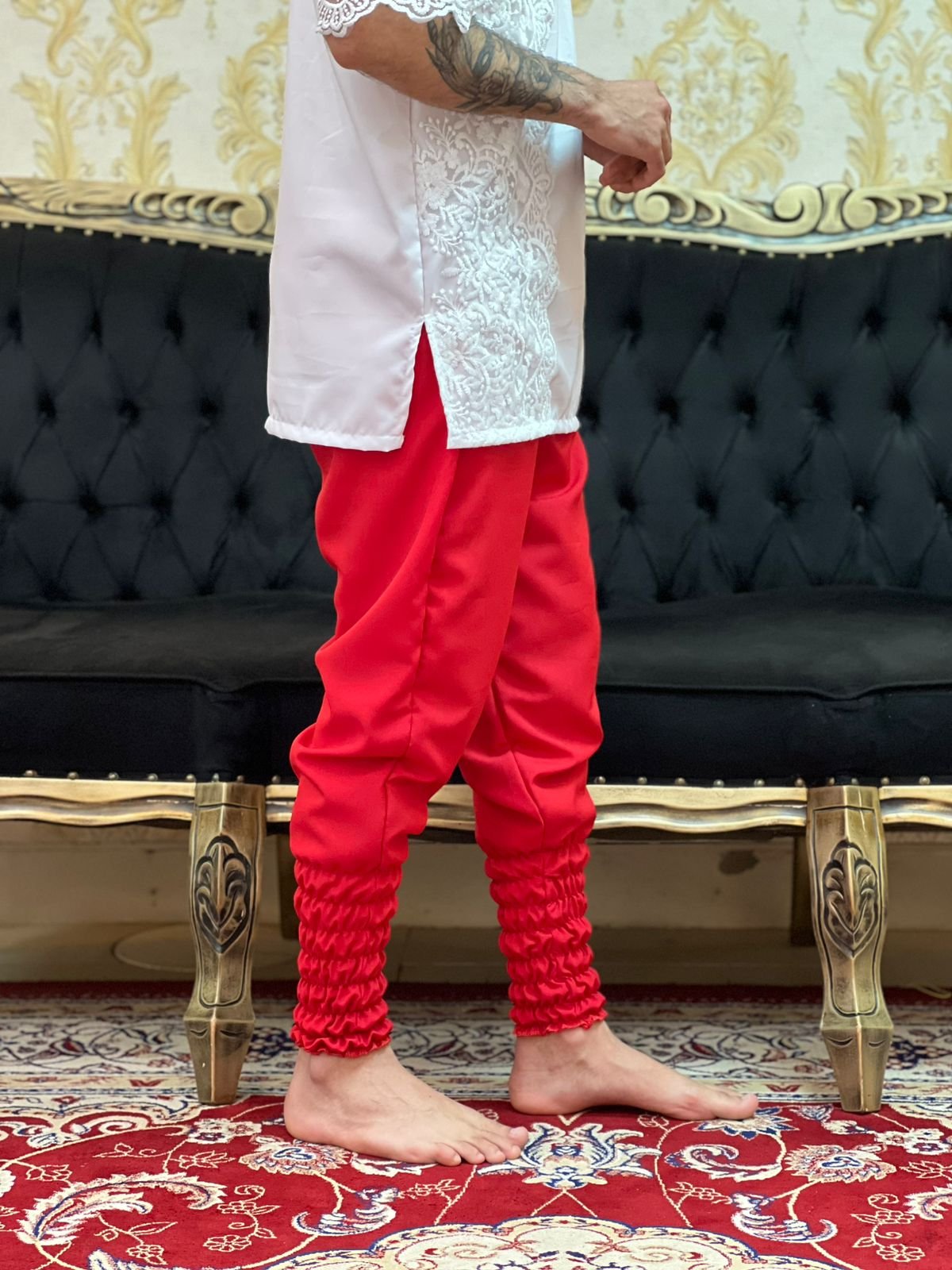 Bombacha Oxfor Vermelha