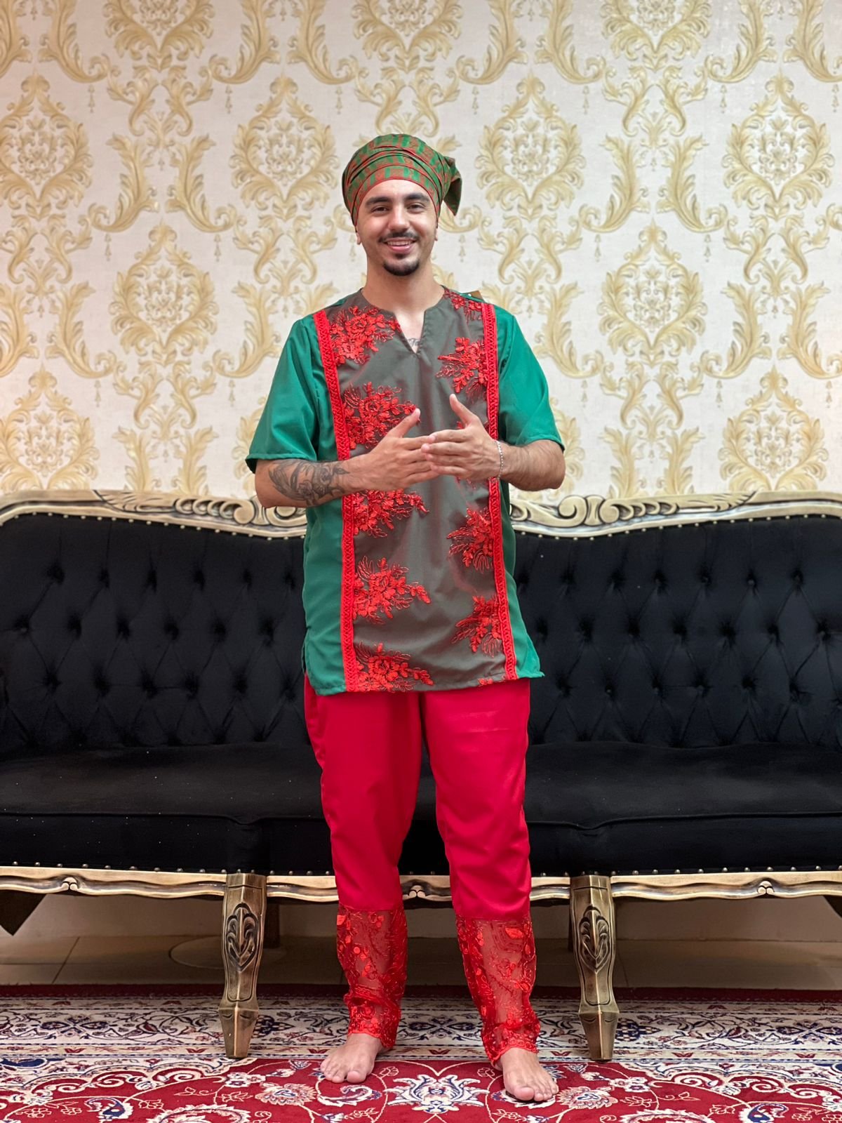 Calça Luxo Vermelho