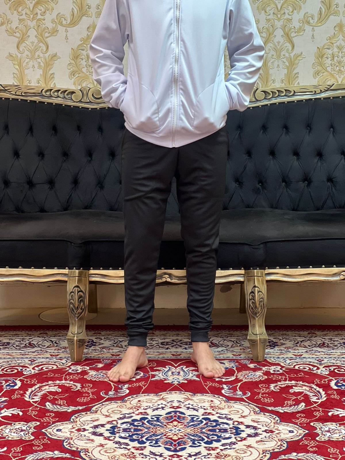 Calça Elanca Punho Preta