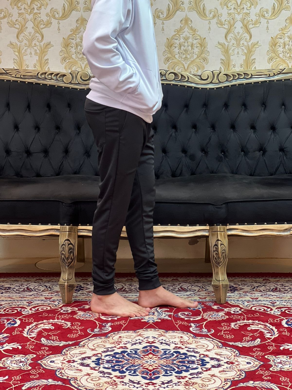 Calça Elanca Punho Preta