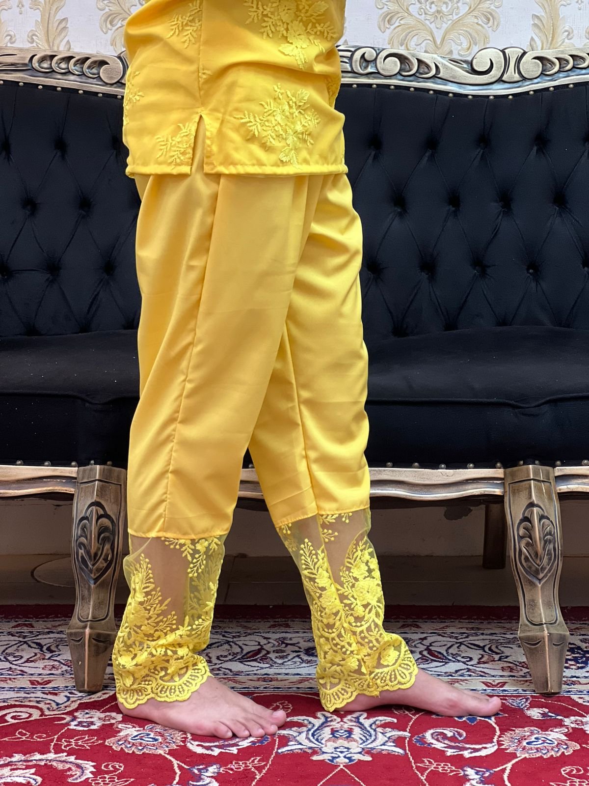 Calça Luxo Amarelo