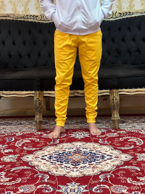 Calça Elanca Punho Amarela