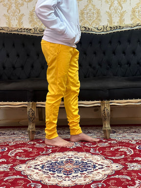 Calça Elanca Punho Amarela