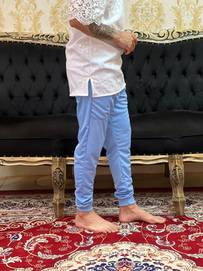 Calça Elanca Punho Azul