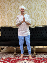 Calça Elanca Punho Azul