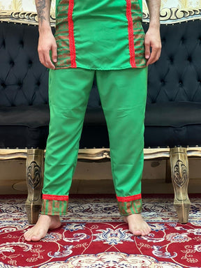 Calça Ogum Verde/Verm