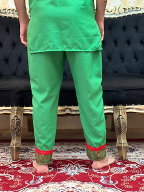 Calça Ogum Verde/Verm