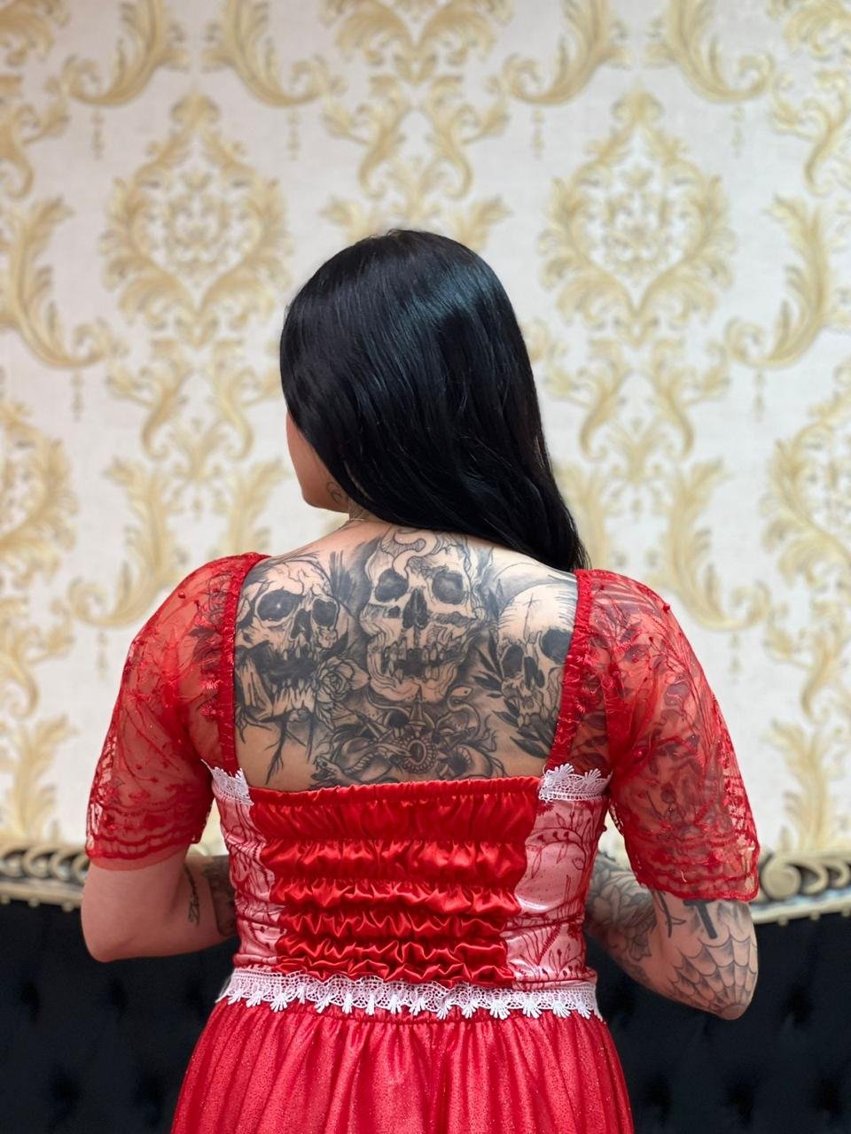 Corpete Pérola Bco/Verm