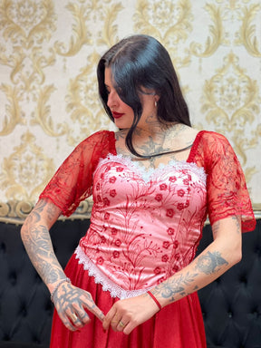 Corpete Pérola Bco/Verm