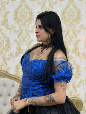 Corpete Bordado Azulão