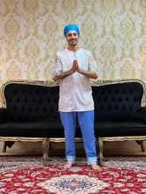 Kafta Luxo Branco/Prata