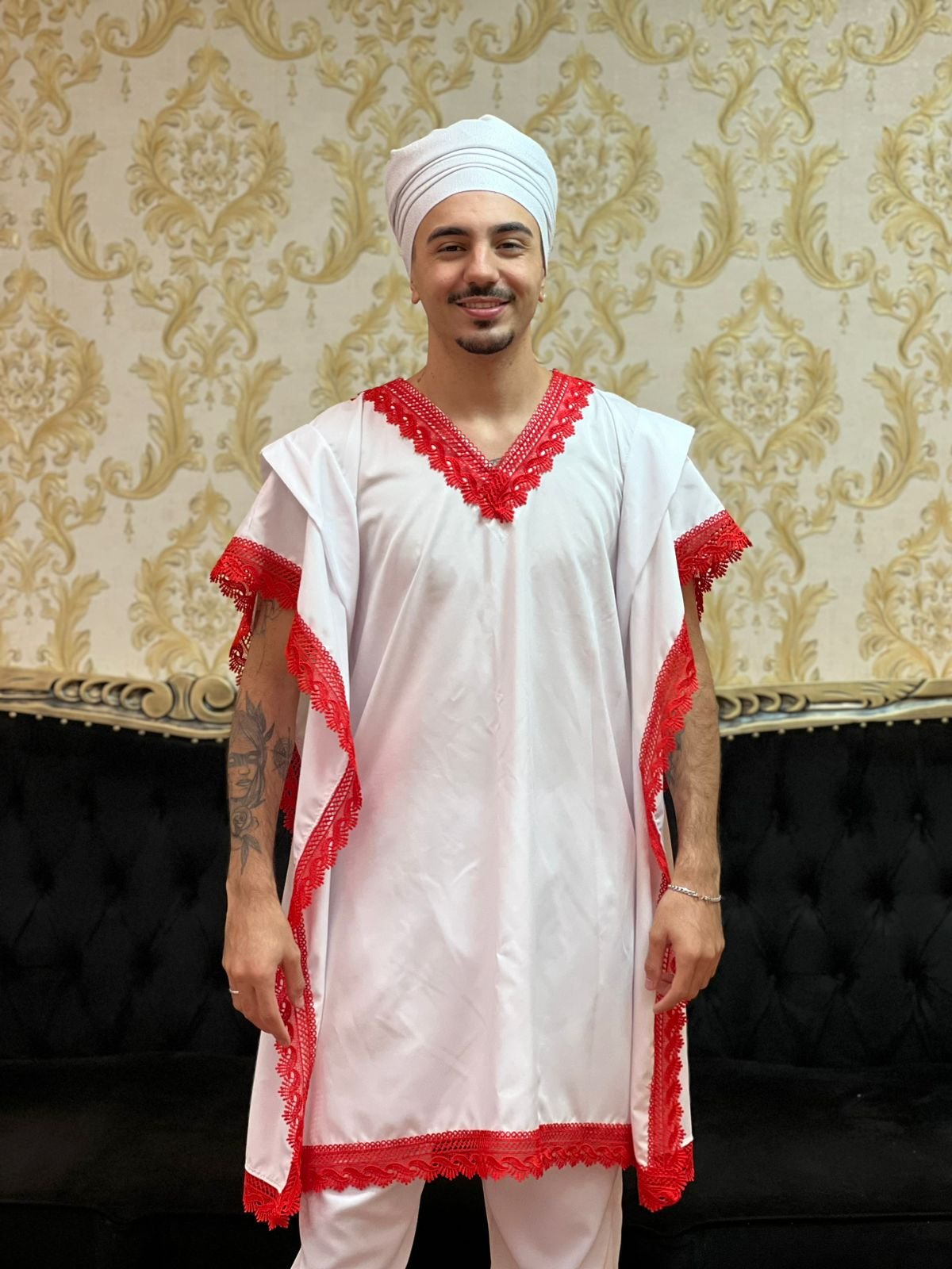 Kafta Tunica Bco/Verm