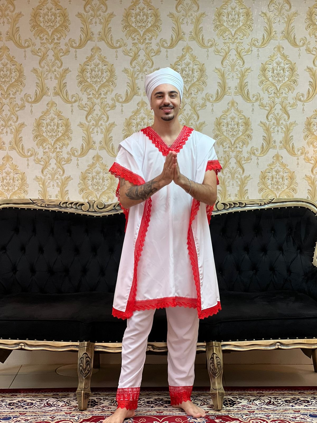 Kafta Tunica Bco/Verm