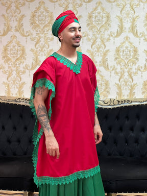 Kafta Tunica Verm/Verde