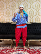 Camisa Crepe Azul/Dou