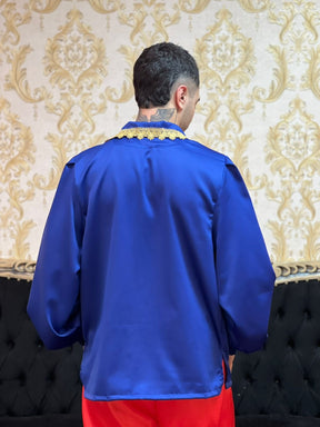 Camisa Crepe Azulão/Dou