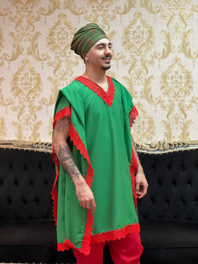 Kafta Tunica Verde/Verm
