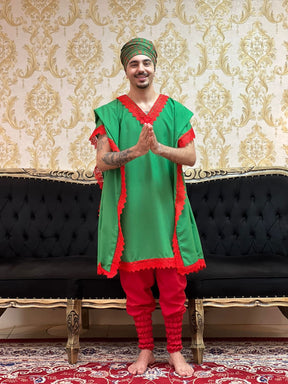 Kafta Tunica Verde/Verm