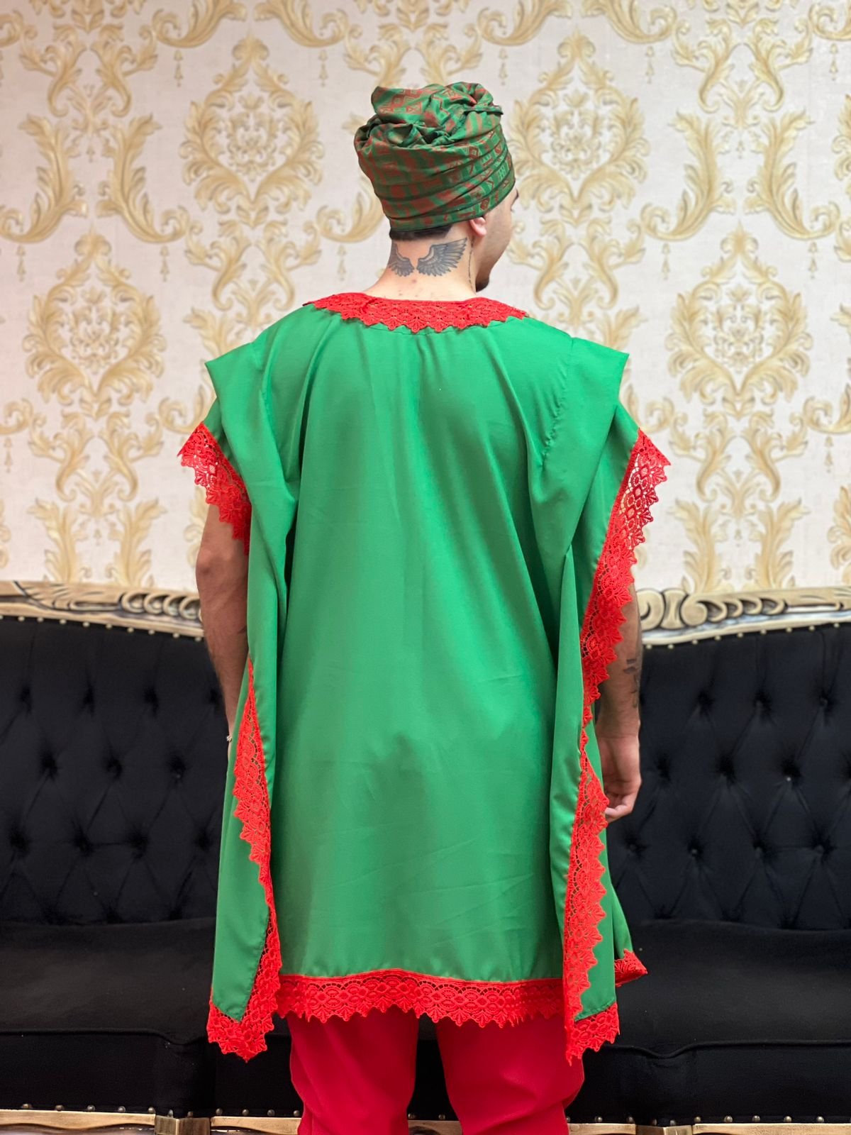 Kafta Tunica Verde/Verm