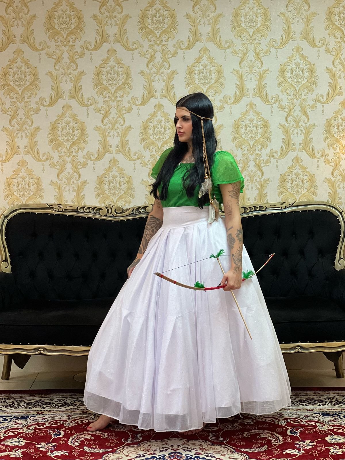 Saia Aurora Longa Branca