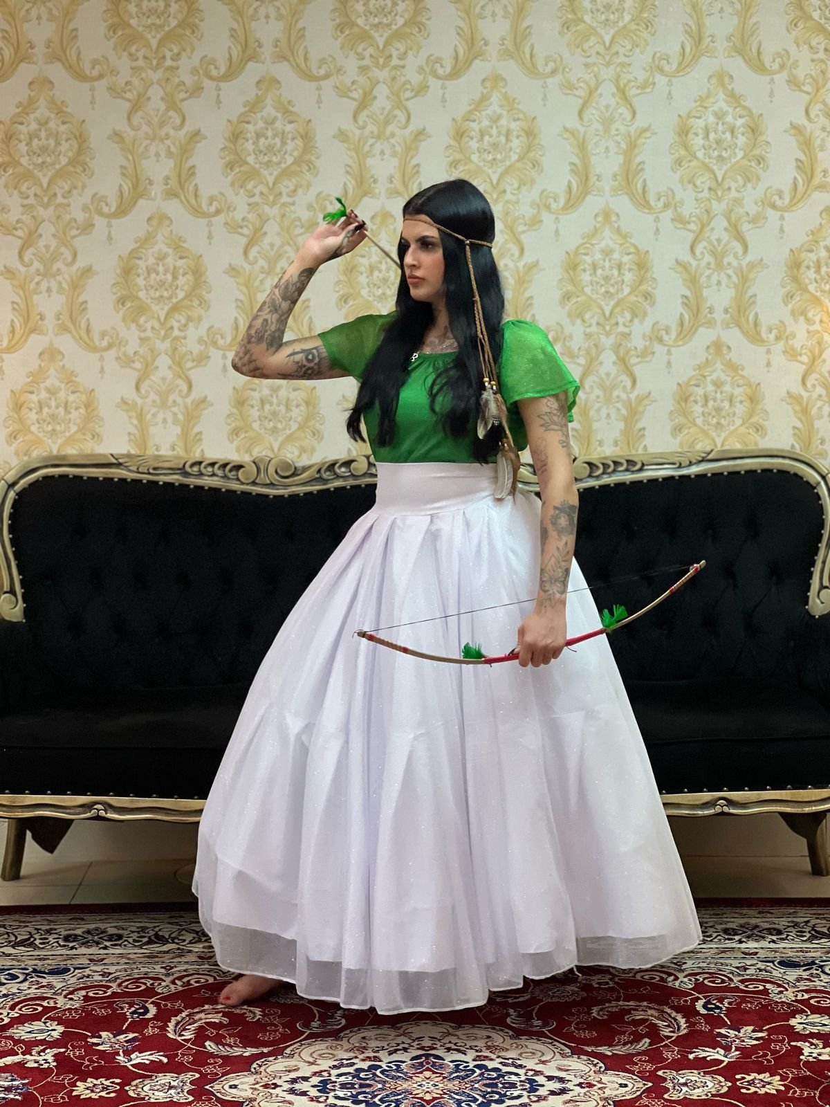 Saia Aurora Longa Branca