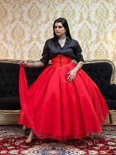 Saia Voal Longa Vermelha