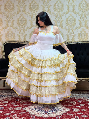 Saia Sara Branco/Dou