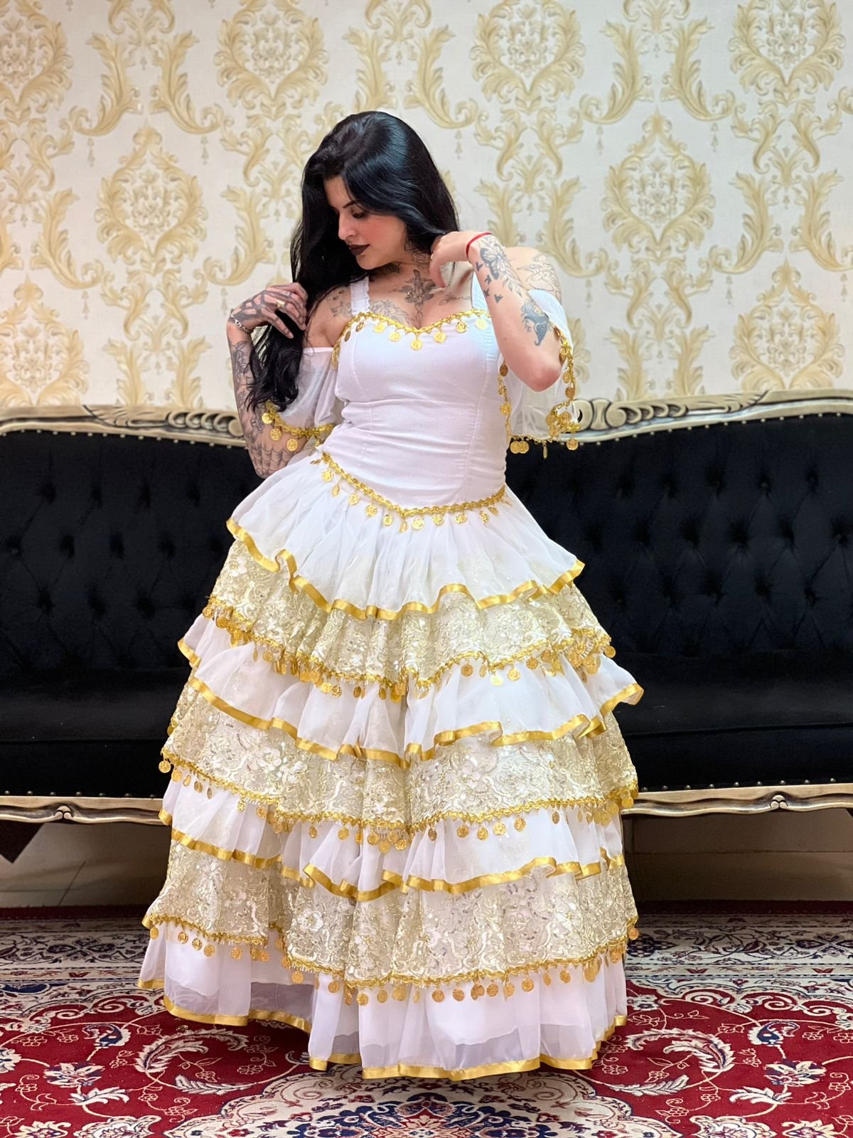 Saia Sara Branco/Dou