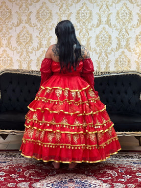 Saia Sara Vermelho/Dou