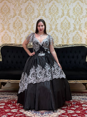 Vestido Mistérios Preto/Pta