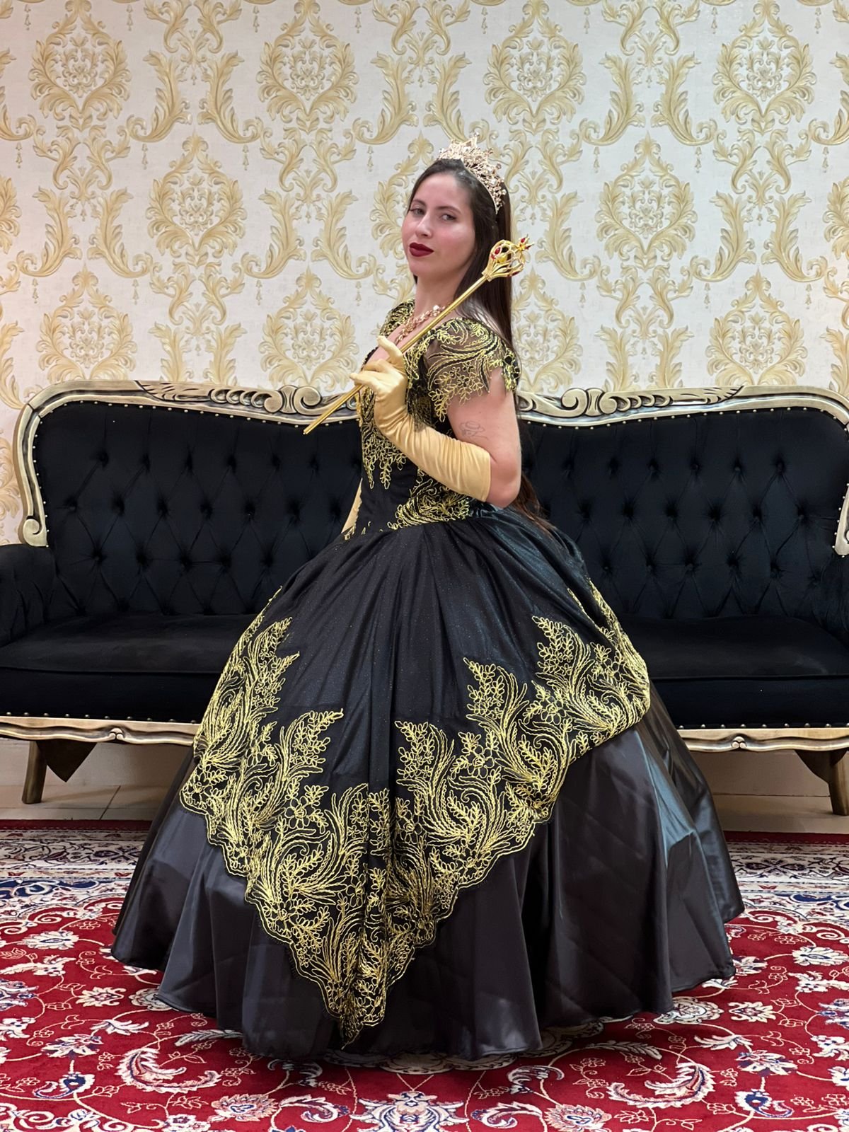 Vestido Mistérios Preto/Dou