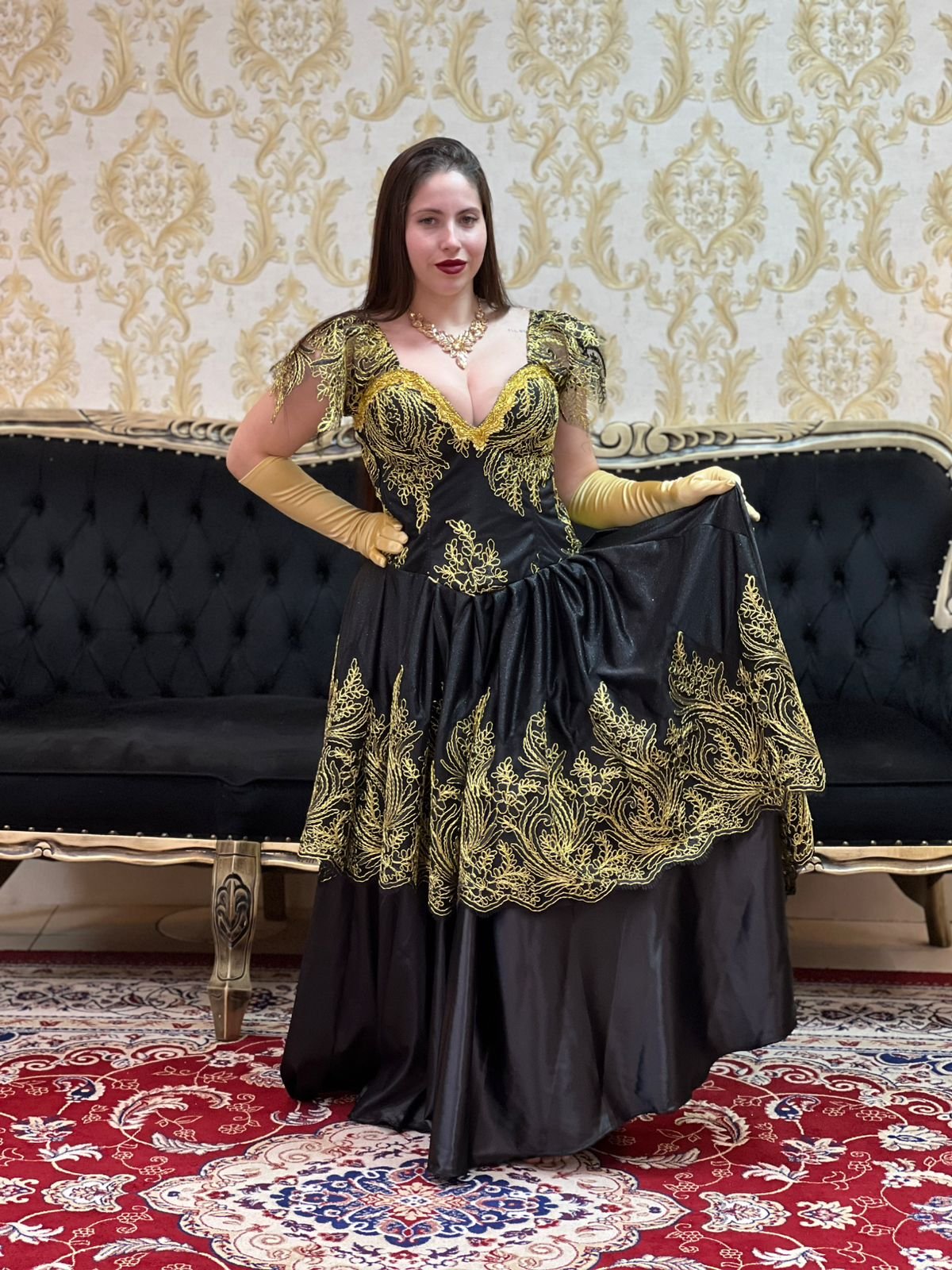 Vestido Mistérios Preto/Dou