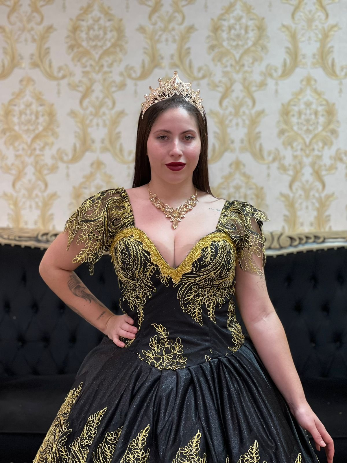 Vestido Mistérios Preto/Dou