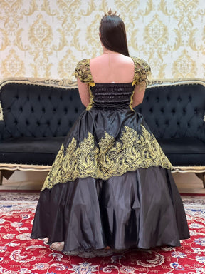 Vestido Mistérios Preto/Dou