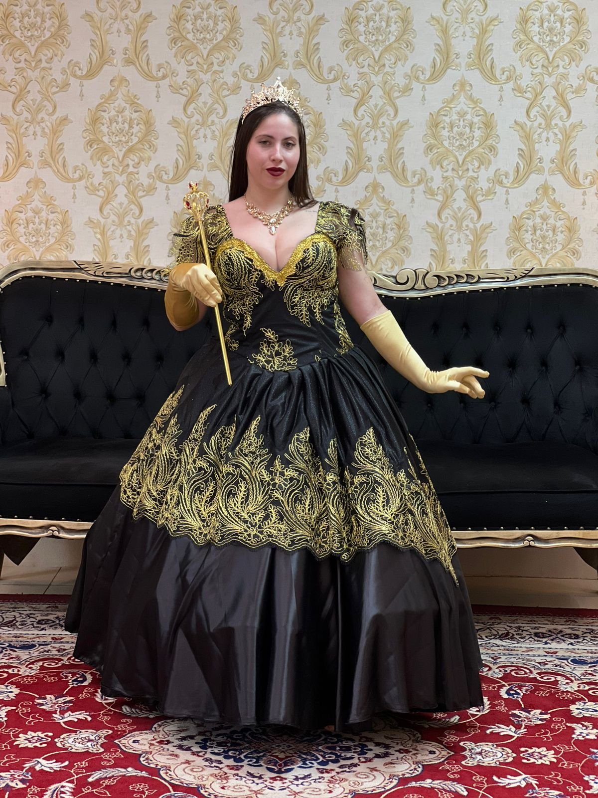 Vestido Mistérios Preto/Dou