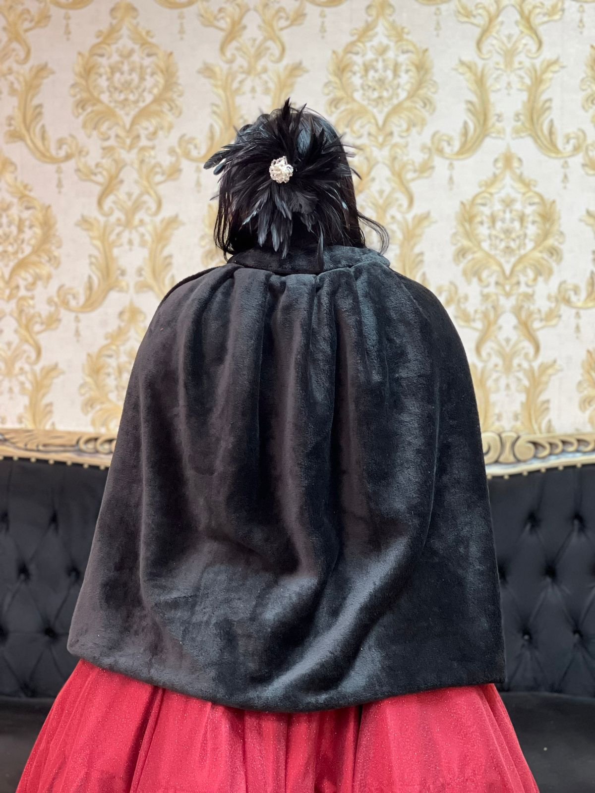 Conjunto noite vermelha + Capa Pelucia