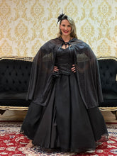 Capa Malha Gliter Preta