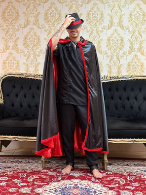 Capa Dupla Cetim Pto/VermCamiseta